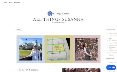 allthingssusanna.com screenshot