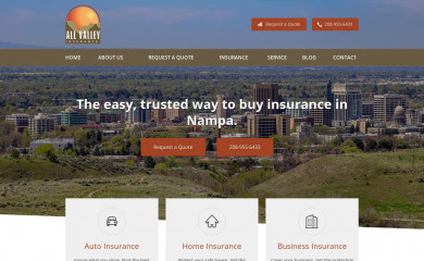 allvalleyins.com screenshot