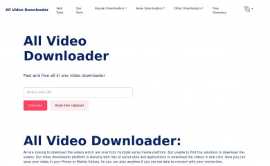 allvidsaver.com screenshot