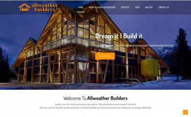 allweatherbuilders.ca screenshot