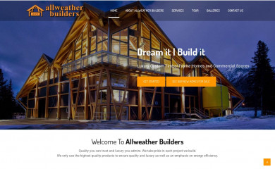 allweatherbuilders.ca screenshot
