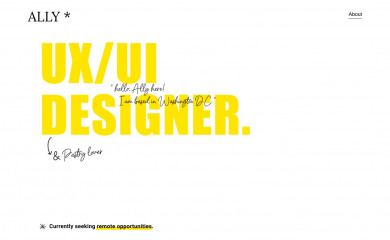 allyltaylor.design screenshot