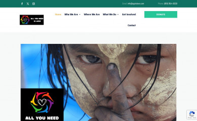 allyouneedislovecharity.org screenshot