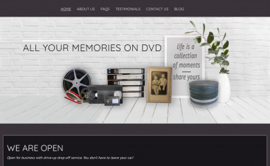 allyourmemoriesondvd.com screenshot