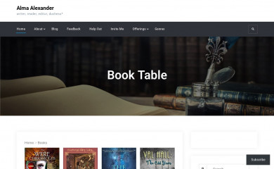 almaalexander.org screenshot