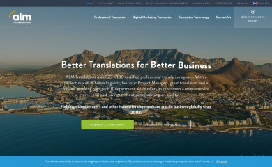 almtranslations.com screenshot