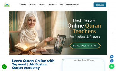 almuslimquran.com screenshot