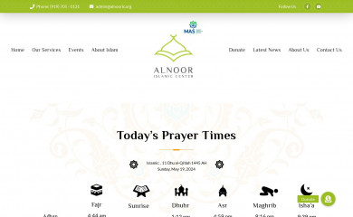 alnooric.org screenshot