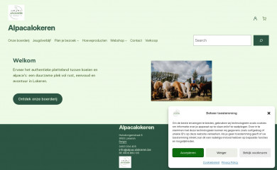 alpacalokeren.be screenshot
