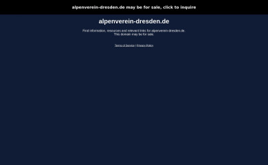 alpenverein-dresden.de screenshot