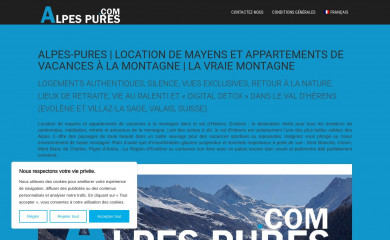 alpes-pures.com screenshot