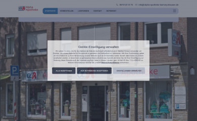 alpha-apotheke-bad-oeynhausen.de screenshot