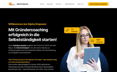 alpha-empower.de screenshot