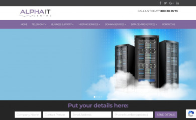 alphaitcentre.com.au screenshot