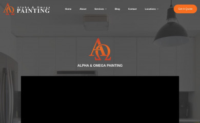 alphaomegapainting.ca screenshot