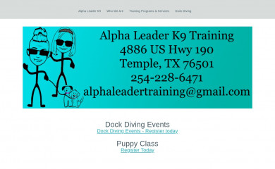 alphaleaderk9.com screenshot