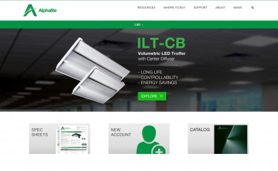 alphalite.com screenshot