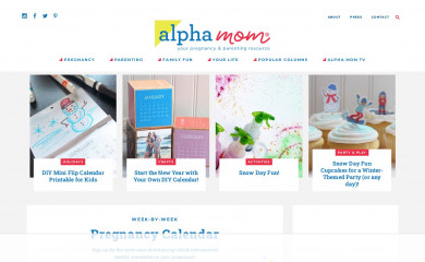 alphamom.com screenshot