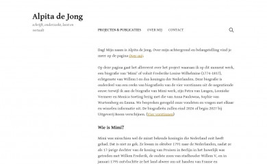 alpitadejong.nl screenshot