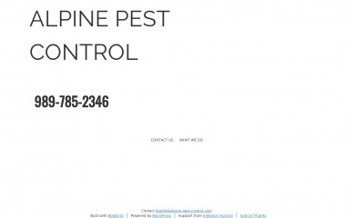 alpine-pest-control.com screenshot
