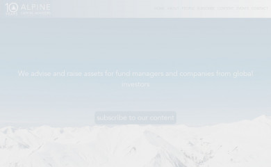 alpineca.com screenshot