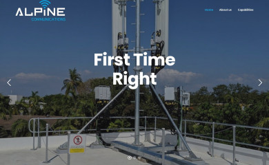 alpinecommunications.com.au screenshot