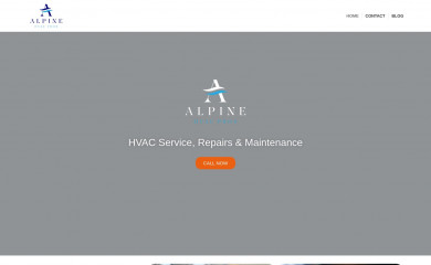 alpinehvacpros.com screenshot