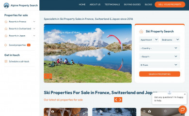 alpinepropertysearch.com screenshot