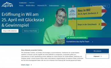 alptel.ch screenshot