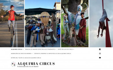 alquimiacircus.com screenshot