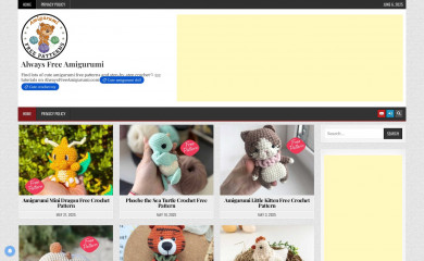 alwaysfreeamigurumi.com screenshot