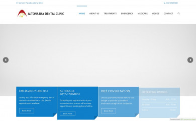 altonadentist.com.au screenshot