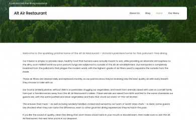 altairrestaurant.com.au screenshot