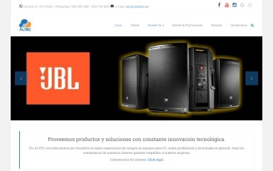 altec.pe screenshot