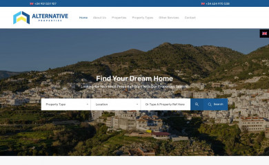 alternativeproperties.es screenshot