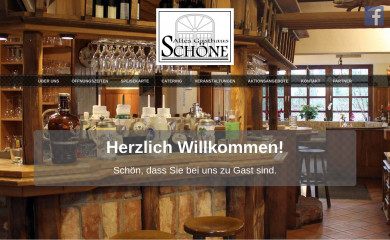 altes-gasthaus-schoene.de screenshot