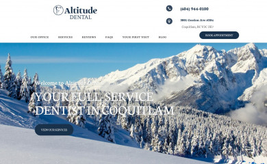 altitudedental.ca screenshot