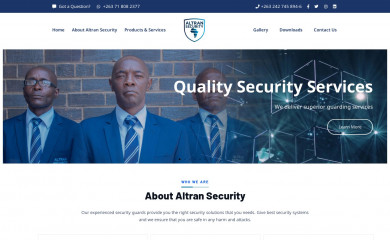 altransecurity.co.zw screenshot