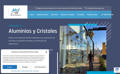 aluminiosvinagre.com screenshot