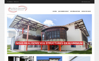 alutech-guyane.com screenshot