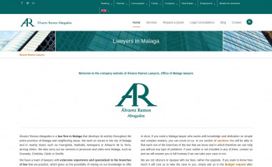 alvarezramosabogados.com screenshot