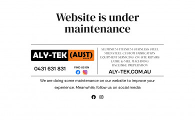 aly-tek.com.au screenshot