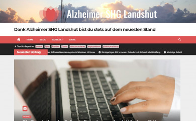 alzheimer-shg-landshut.de screenshot