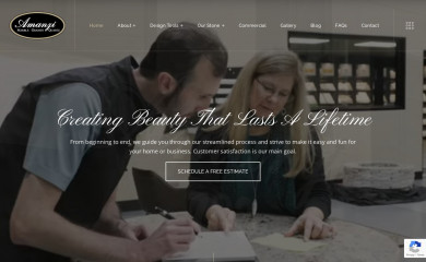 amanzigranite.com screenshot