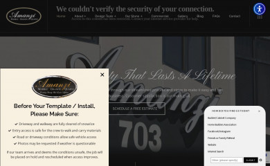 amanzigranite.com screenshot