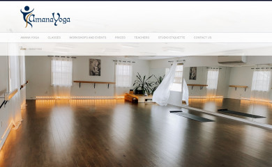 amanayoga.com screenshot