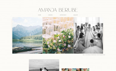 amandaberube.com screenshot