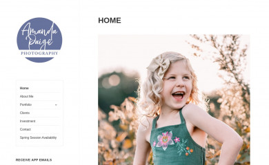 amandapaigephotography.com screenshot