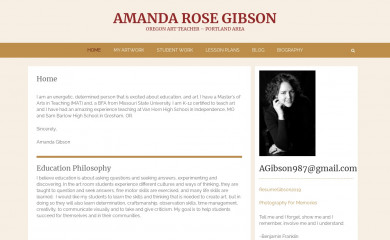 amandarosegibson.com screenshot