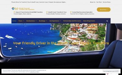 amalfidriver.com screenshot
